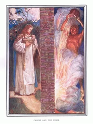 Christus en de duivel